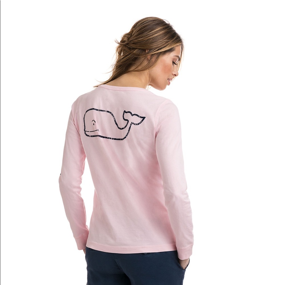 Vineyard Vines Whale Long-Sleeve Print Tee